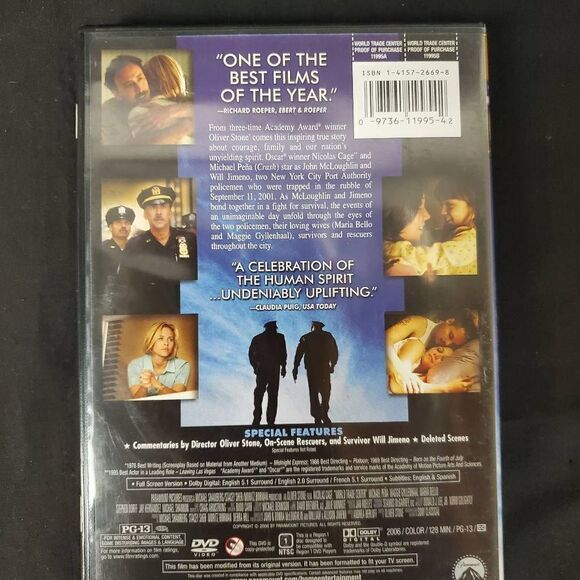 World Trade Center Movie DVD Paramount Pictures - Picture 3 of 3